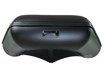 Броня-320 СК слань+киль зеленый-черный (Лодка ПВХ под мотор с усилением), фото 4