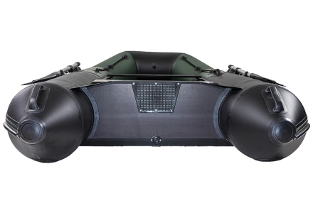 Броня-320 СК слань+киль зеленый-черный (Лодка ПВХ под мотор с усилением), фото 5