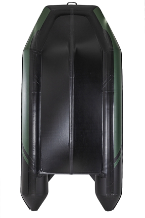 Броня-320 СК слань+киль зеленый-черный (Лодка ПВХ под мотор с усилением), фото 8