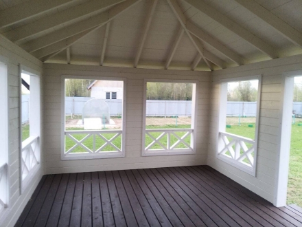 Прямоугольная беседка Аляска, фото 10