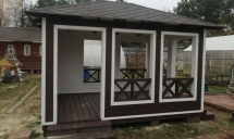 Прямоугольная беседка Аляска Прямоугольная беседка Аляска