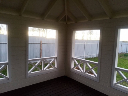 Прямоугольная беседка Аляска, фото 9