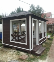 Прямоугольная беседка Аляска Прямоугольная беседка Аляска