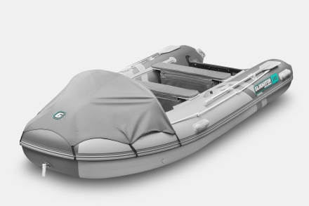 GLADIATOR E 380 PRO AIR Светло-темносерый моторная лодка ПВХ НДНД, фото 1
