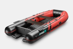 GLADIATOR E 420 S Jet с тоннелем Красно-черный моторная лодка ПВХ, фото 2