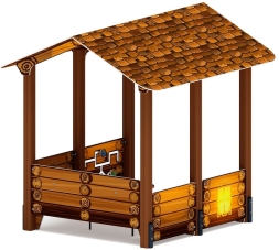 Домик большой 2 (Эко) МФ 10.01.08-02, фото 2 Домик большой 2 (Эко) МФ 10.01.08-02, фото 2