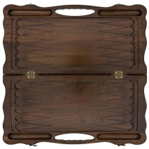 Нарды резные "Охота", с ручкой, Haleyan Нарды резные "Охота", с ручкой, Haleyan