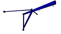 Консоль для канатов и шестов, ZSO, вынос 2 м