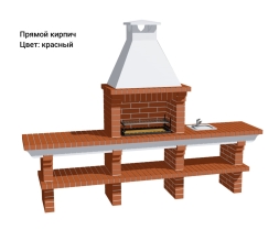 Печь Аристократ 710 Прямоугольный кирпич графитовый серый, фото 8