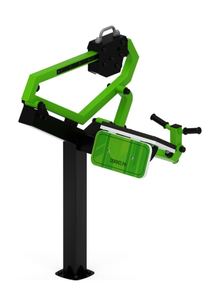 Бицепс стоя (зеленый) - Уличный тренажер - СТ 035-12.И1, фото 4