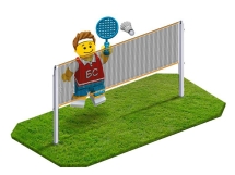 Стойки бадминтонные со стаканами, пара Стойки бадминтонные со стаканами, пара