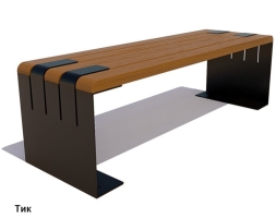 Скамейка уличная Симферополь (банкетка), Сосна 3 м, фото 3 Скамейка уличная Симферополь (банкетка), Сосна 3 м, фото 3