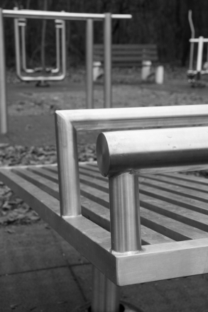 УТЭ-Z-021 Скамья для пресса наклонная из нержавеющей стали, фото 5