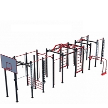 Уличный комплекс с баскетбольным кольцом для норм ГТО S6 IronKing Уличный комплекс с баскетбольным кольцом для норм ГТО S6 IronKing