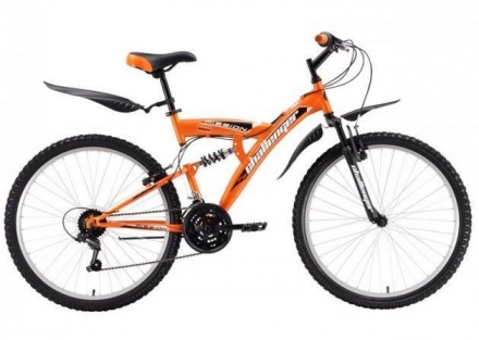 Велосипед Challenger Mission Lux оранжево-черный 16&#039;&#039;, фото 1