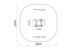 Качели-балансир на пружине Медуза 04521 для детской площадки, фото 3