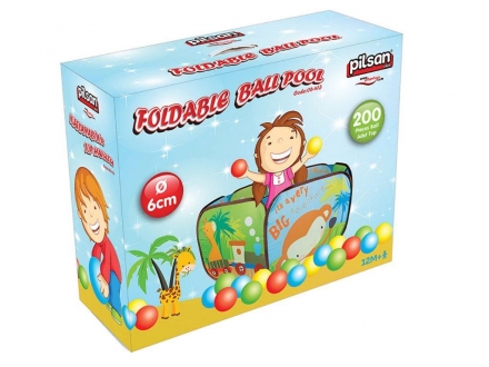 Сухой бассеин с 200 шарами 6 см. (06-413-T), фото 2