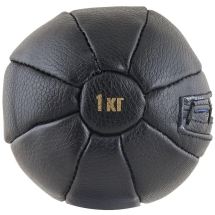 Медбол FS№1000, 1кг, нат. кожа, наполнитель резиновая крошка, диам. 14 см, машинная сшивка, черный Медбол FS№1000, 1кг, нат. кожа, наполнитель резиновая крошка, диам. 14 см, машинная сшивка, черный