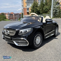 Электромобиль Mercedes-Benz Maybach S650 ZB188 Cabriolet черный, фото 5