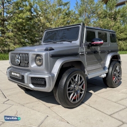 Электромобиль Mercedes-Benz AMG G63 k999kk серый, фото 1