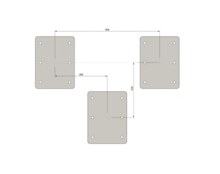 Уличный тренажер TORUDA &quot;Лыжник + Шейкер + Хипс&quot;, фото 3
