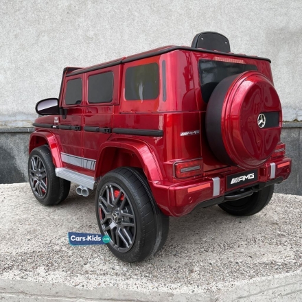 Электромобиль Mercedes-Benz AMG G63 k999kk 4WD красный, фото 12