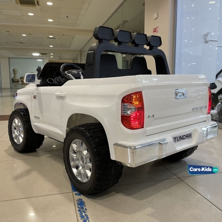 Электромобиль Toyota Tundra JJ2255 белый, фото 5