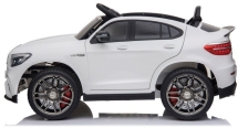 Электромобиль Mercedes-Benz GLC 63 AMG White 12V (полный привод, EVA) - QLS-5688