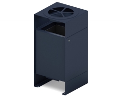 Урна парковая с пепельницей (под анкера) Порядок 2, фото 2