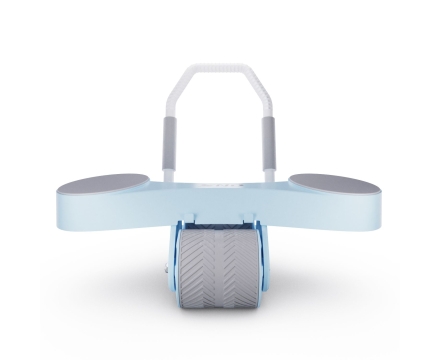 Тренажёр для пресса AB Roller SND голубой с ковриком 45 х 30 x 3.5 cм, фото 10