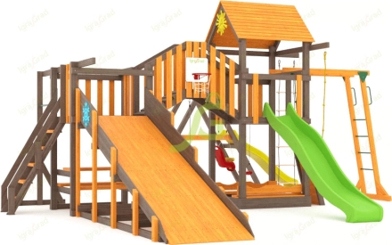 Всесезонная площадка IgraGrad С Мостик 2 SF, фото 1