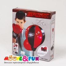 Набор для бокса детский (груша на стойке и перчатки)   KingSport 113881