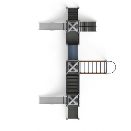 Детская игровая площадка Космопорт горка Н 1200 ДИК 2.14.05-01, фото 5