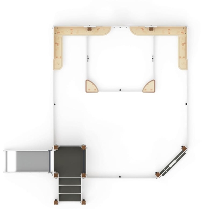 Песочный дворик с горкой Королевство (Замок) - ИО 6.15.01-01 H=750, фото 5