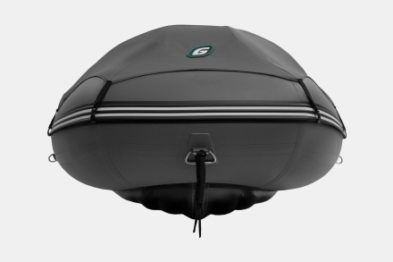 GLADIATOR E 380 PRO AIR Темносерый моторная лодка ПВХ НДНД, фото 7