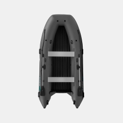 GLADIATOR E 380 PRO AIR Темносерый моторная лодка ПВХ НДНД, фото 4