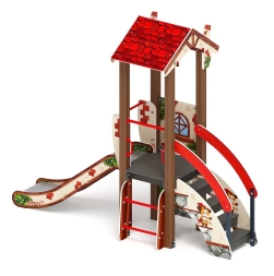 В гостях у сказки - ДИК 1.05.01-02.С - Игровой комплекс H=900, фото 3