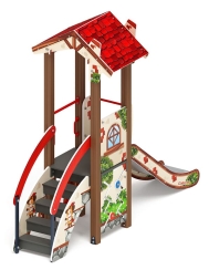 В гостях у сказки - ДИК 1.05.01-02.С - Игровой комплекс H=900, фото 2