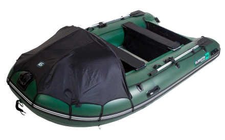 Gladiator D 450 AL PROFESSIONAL D Зеленый моторная лодка ПВХ Алюминиевый пайол, фото 1