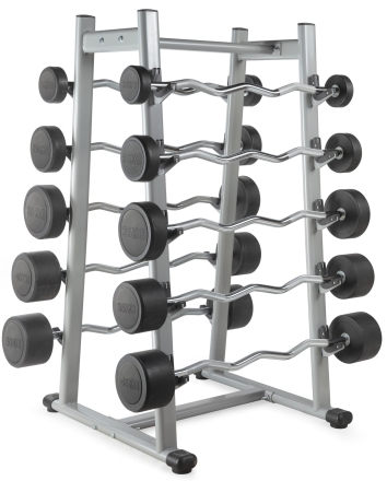 Штанга неразборная обрезиненная 50 кг Прямой гриф, фото 6