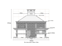 Печь Аристократ 832 Прямоугольный кирпич красный