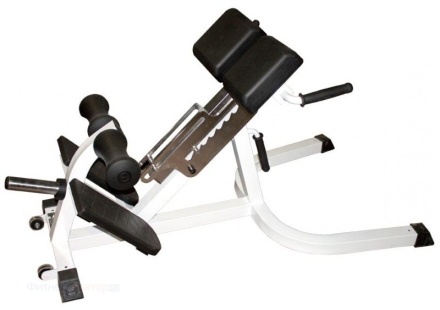 Тренажёр Barbell МВ 2.15 для разгибания спины (Гиперэкстензия) белый, фото 1