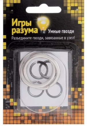 Головоломка &quot;Умные гвозди&quot; № 22, уровень сложности 2, фото 1