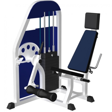 Разгибание ног сидя Barbell МВ 3.22 (грузоблок) белый, фото 1