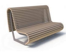 Скамейка TORUDA «Лондон» 3,0м (три опоры)