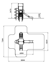 ДИК 1.011 Детский игровой комплекс Н=1200 ДИК 1.011 Детский игровой комплекс Н=1200
