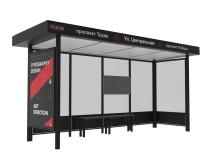 Остановка общественного транспорта "Мега-Л3" Остановка общественного транспорта "Мега-Л3"