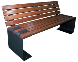 Скамейка уличная «Симферополь» без подлокотников, Сосна 0,6 м, фото 4 Скамейка уличная «Симферополь» без подлокотников, Сосна 0,6 м, фото 4