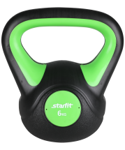 Гиря пластиковая, DB-502, 6 кг, зеленый