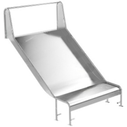 Горка из нержавеющей стали размером 1980х1550 мм, фото 1